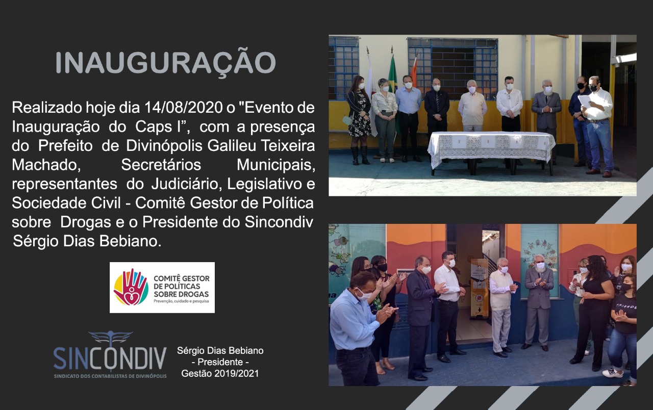 INAUGURAÇÃO DO CAPS I